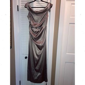 VINCE CAMUTO Off Shoulder Evening Gown